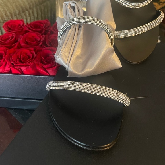 Giuseppe Zanotti Diamond studded two strap sandals - Picture 4 of 10